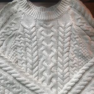 cream cable knit sweater